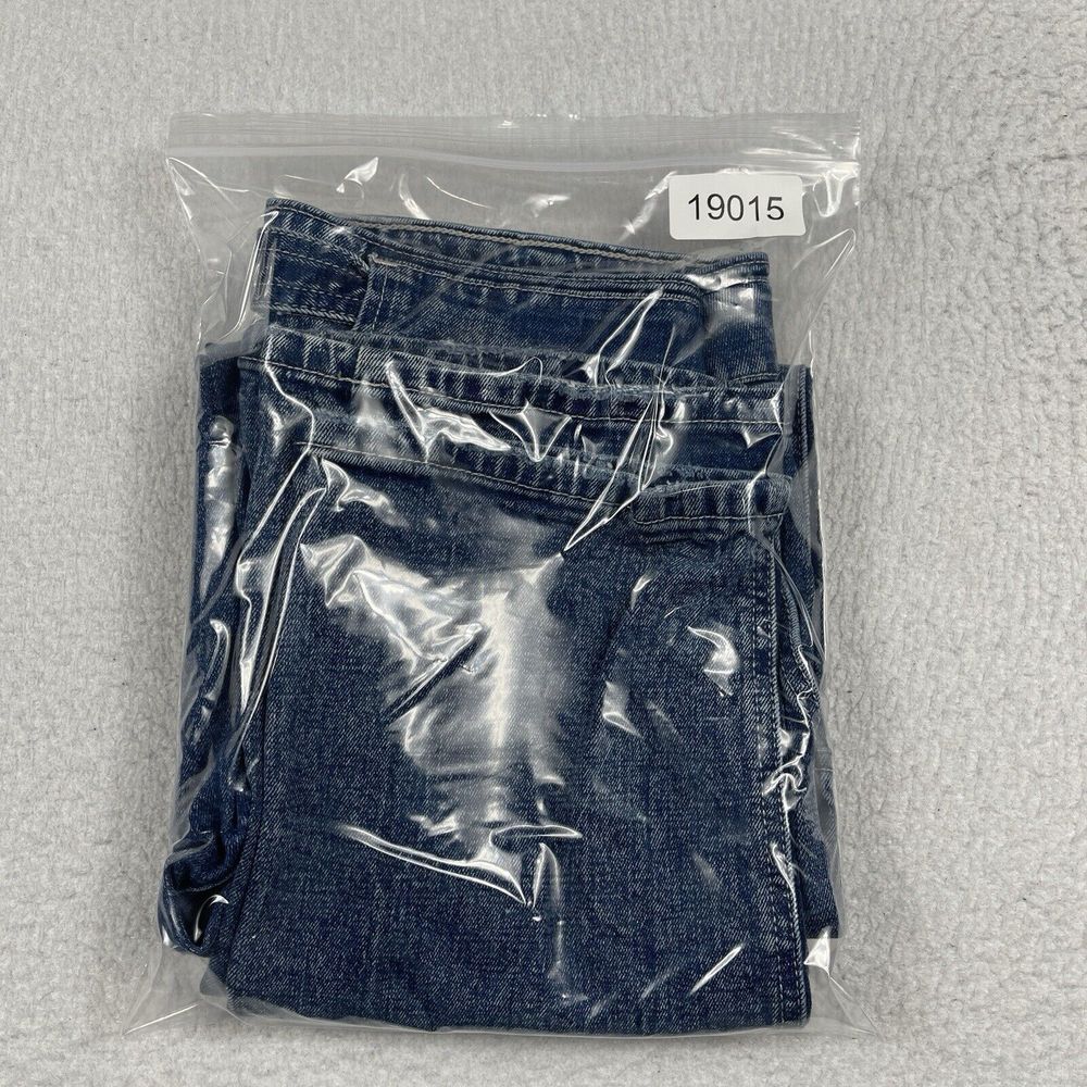 Abercrombie & Fitch Jeans Womens 29/8 Blue Denim Ultra High Rise Straight Belted - Picture 13 of 13